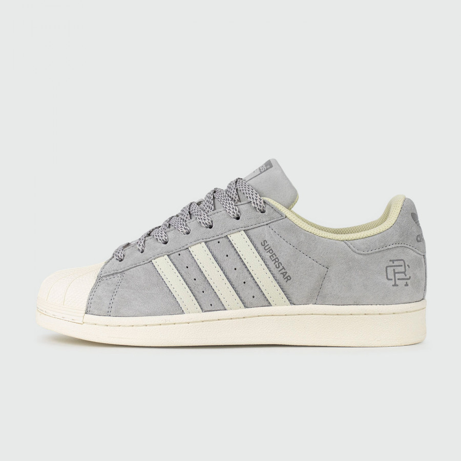 кроссовки Adidas Superstar x RC Grey Suede