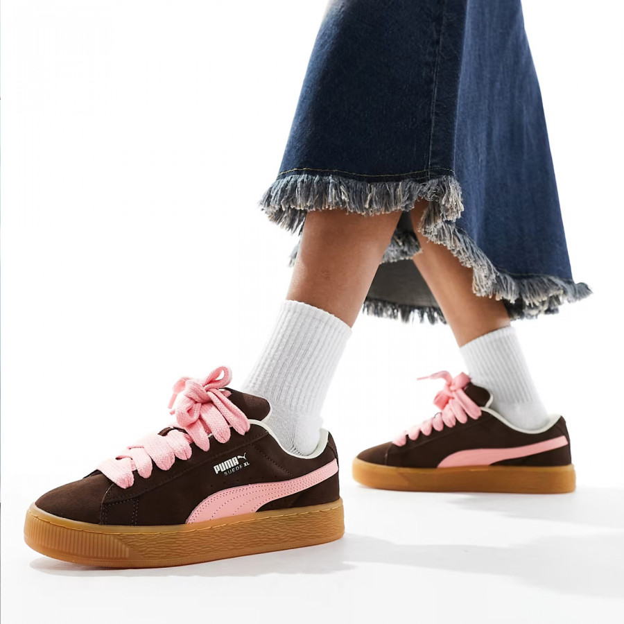 кроссовки Puma Suede XL Brown Peach Wmns