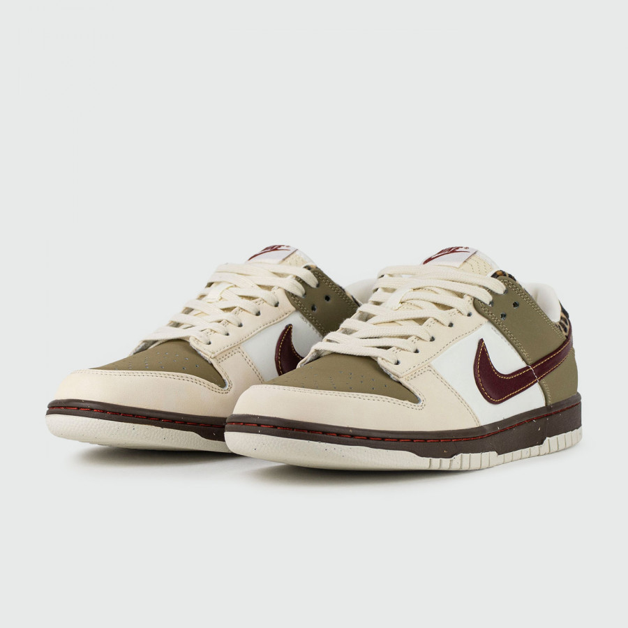 кроссовки Nike Dunk Low Khaki Leopard